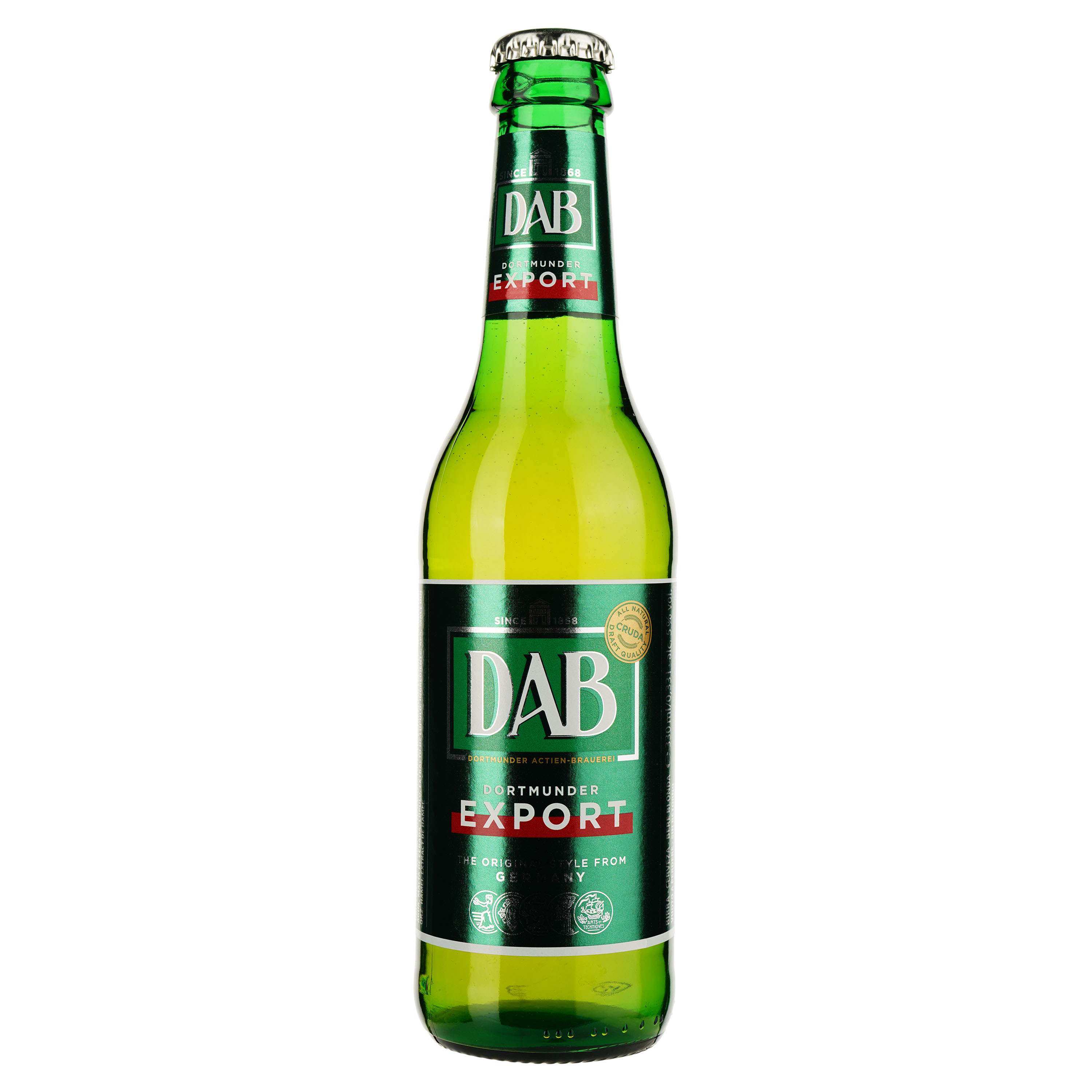 Пиво DAB Dortmunder Export, світле, фільтроване, 5%, 0,33 л - фото 1