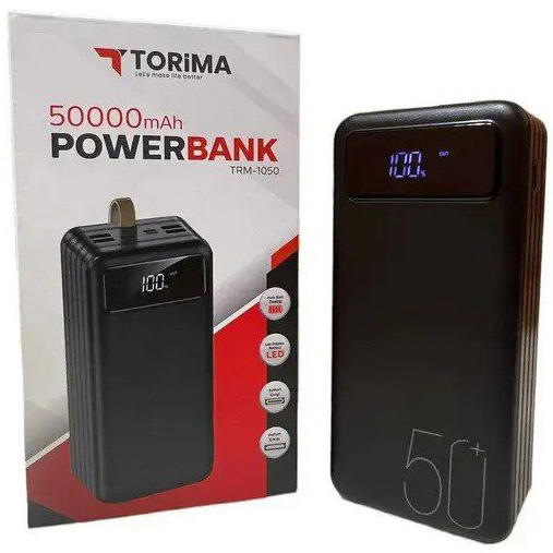 Портативна мобільна батарея Powerbank Torima TRM-1050 50000mAh - фото 4