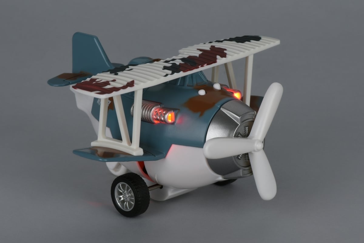 Літак Same Toy Aircraft, зі світлом та музикою, синій (SY8015Ut-4) - фото 3