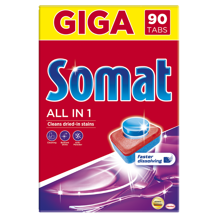Таблетки для посудомийних машин Somat All in 1, 90 шт. (882691) - фото 1