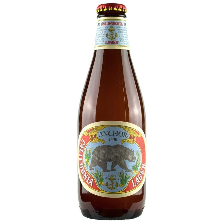 Пиво Anchor California Lager, светлое, фильтрованное, 4,9%, 0,355 л (25137) - фото 1