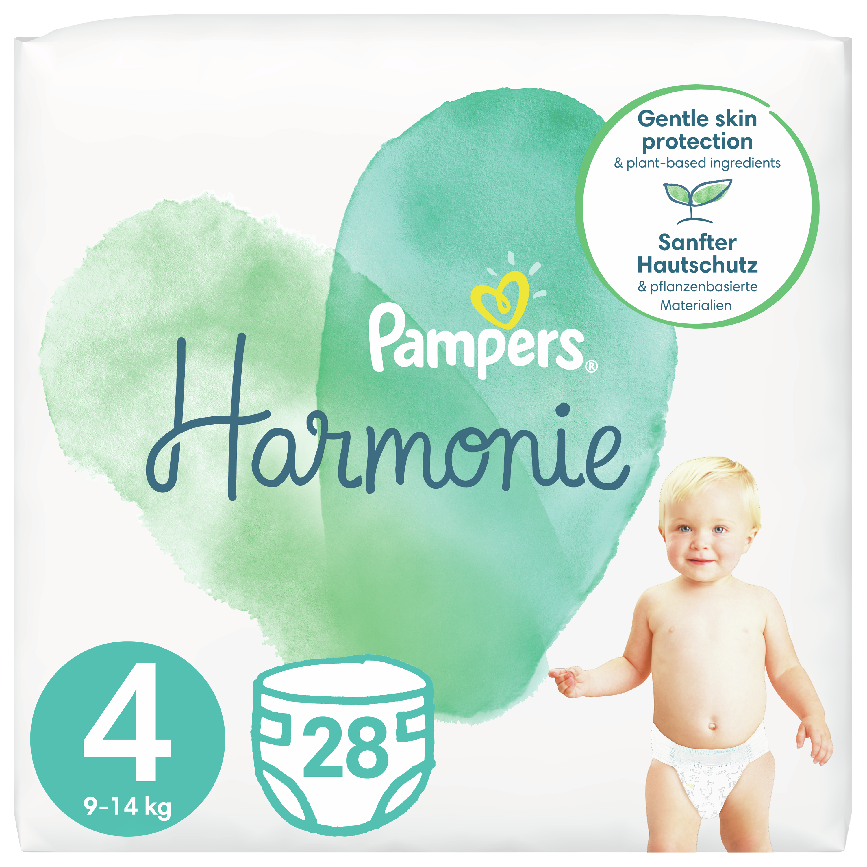 Подгузники Pampers Harmonie 4 (9-14 кг), 28 шт. - фото 1