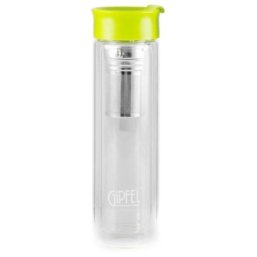 Бутылка для воды с фильтром Gipfel Martino 350 мл зеленая (8343) - фото 1