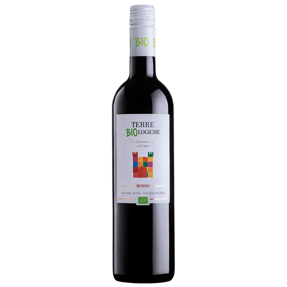 Вино Sartori Terre Biologiche Rosso, червоне, сухе, 11,5%, 0,75 л - фото 1