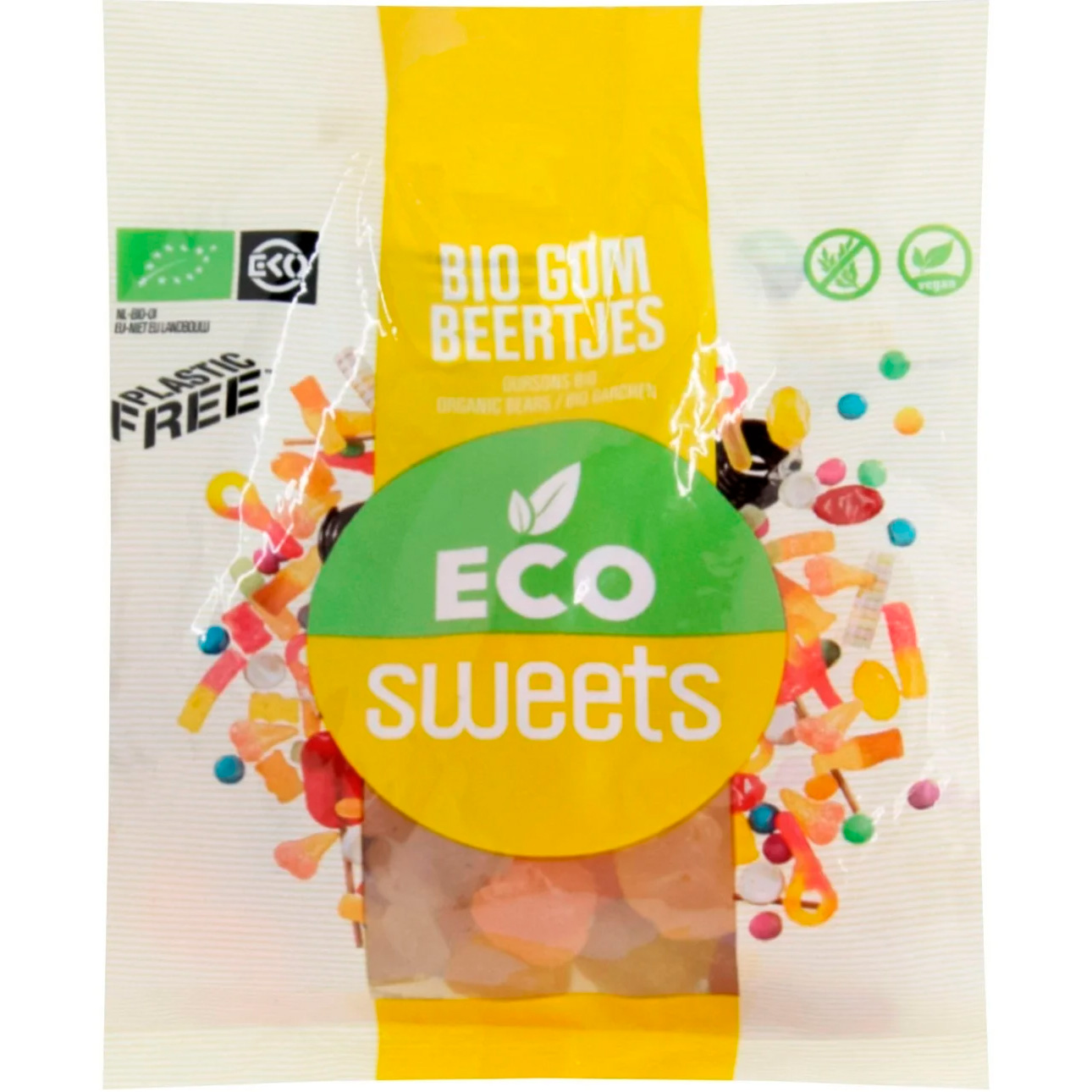 Жевательные конфеты Eco Sweets BIO Gom Beertjes 75 г - фото 1