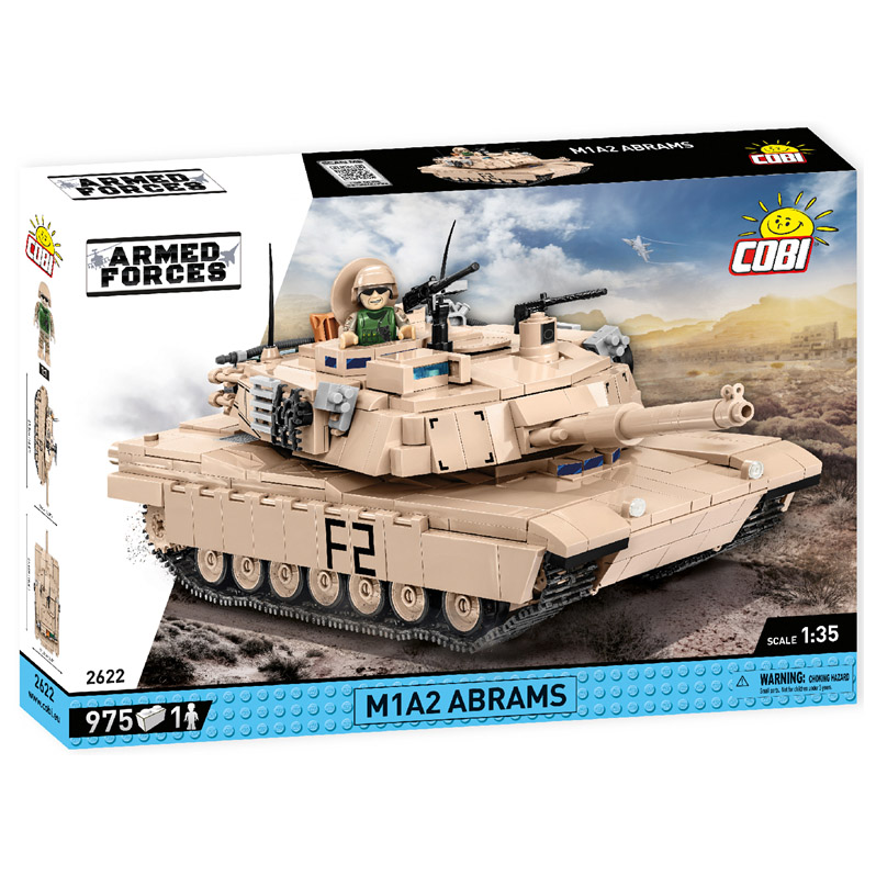 Конструктор Cobi Танк M1A2 Abrams, масштаб 1:35, 975 деталей (COBI-2622) - фото 1