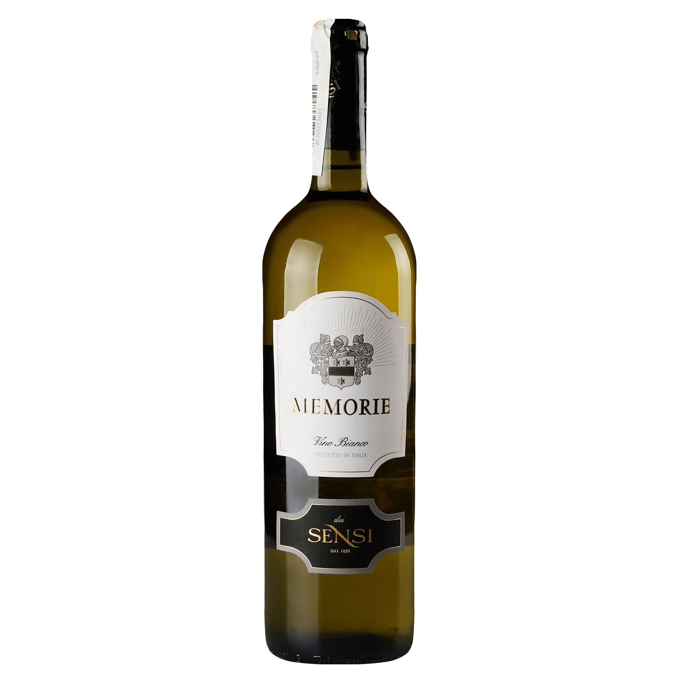 Вино Sensi Memorie Bianco, 12,5%, 0,75 л - фото 1