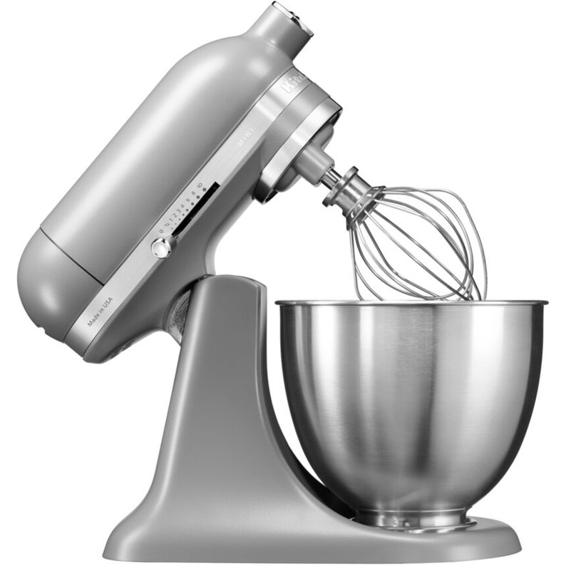 Планетарный миксер KitchenAid Artisan Mini 3.3 л матовый серый (5KSM3311XEFG) - фото 3