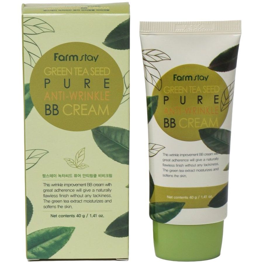 BB-крем для лица FarmStay Green Tea Seed Pure Anti-Wrinkle BB Cream 40 г - фото 4