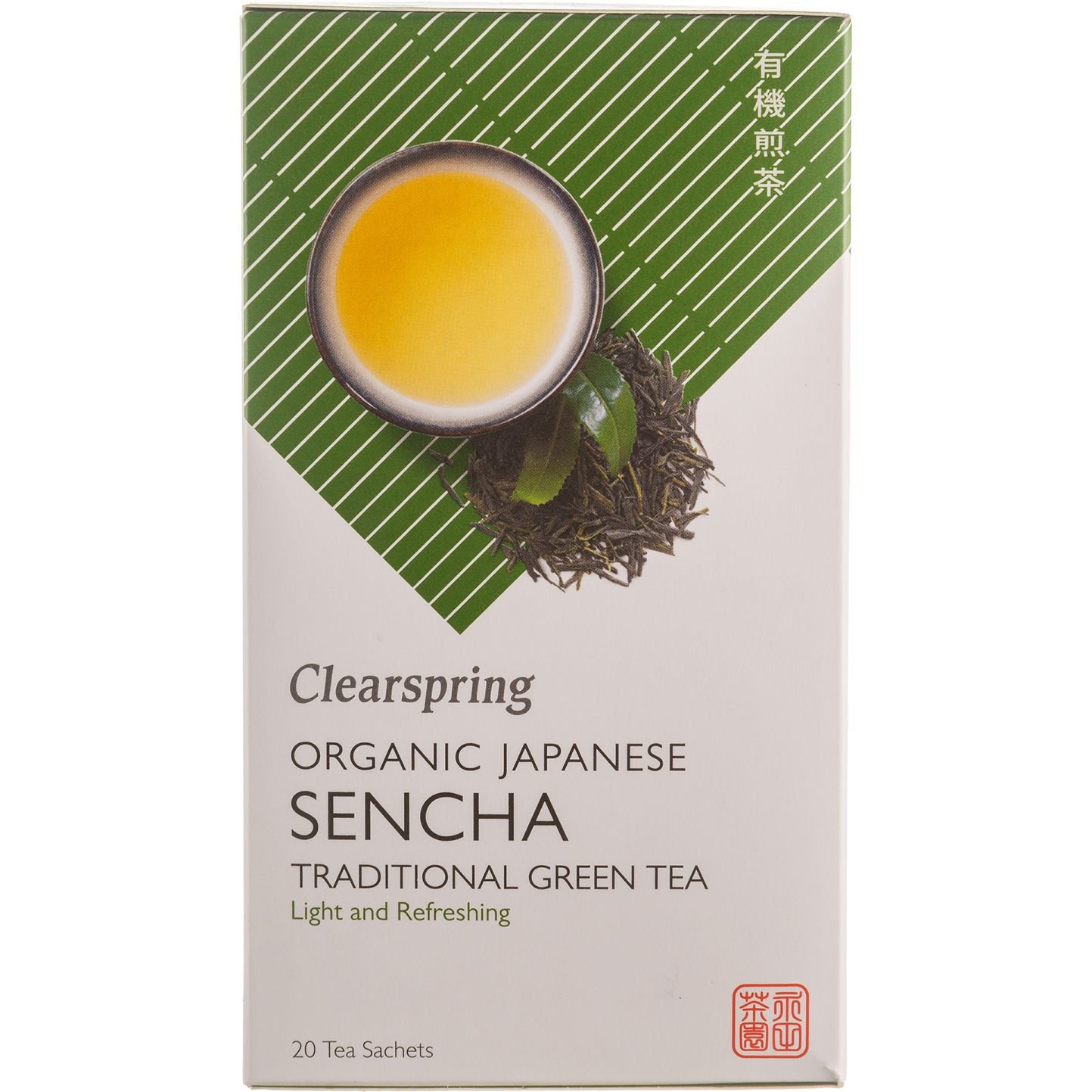 Чай зелений Clearspring Sencha органічний 36 г (20 шт. х 1.8 г) - фото 1