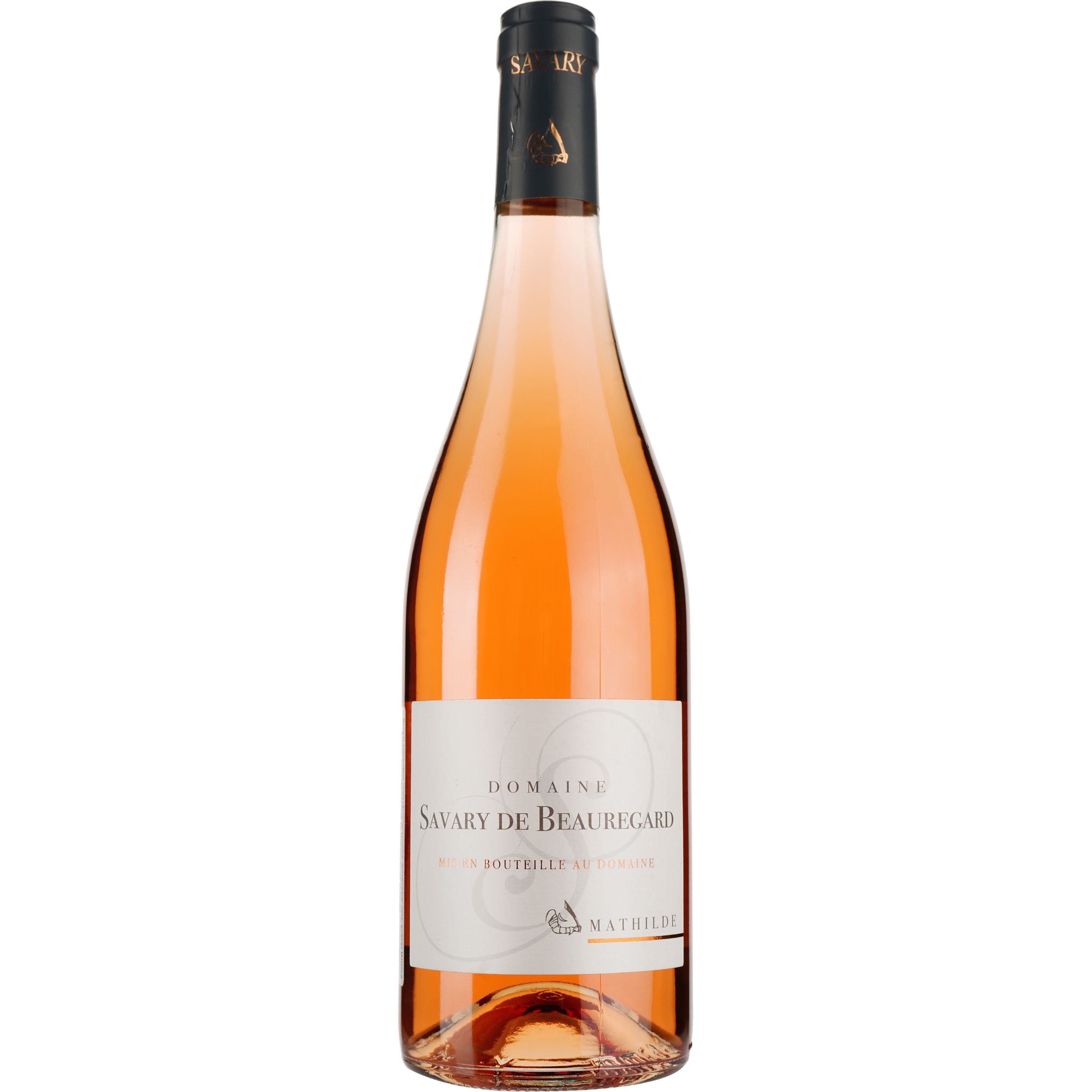 Вино Domaine Savary de Beauregard Mathilde Pays d'Herault IGP, розовое, сухое, 0,75 л - фото 1