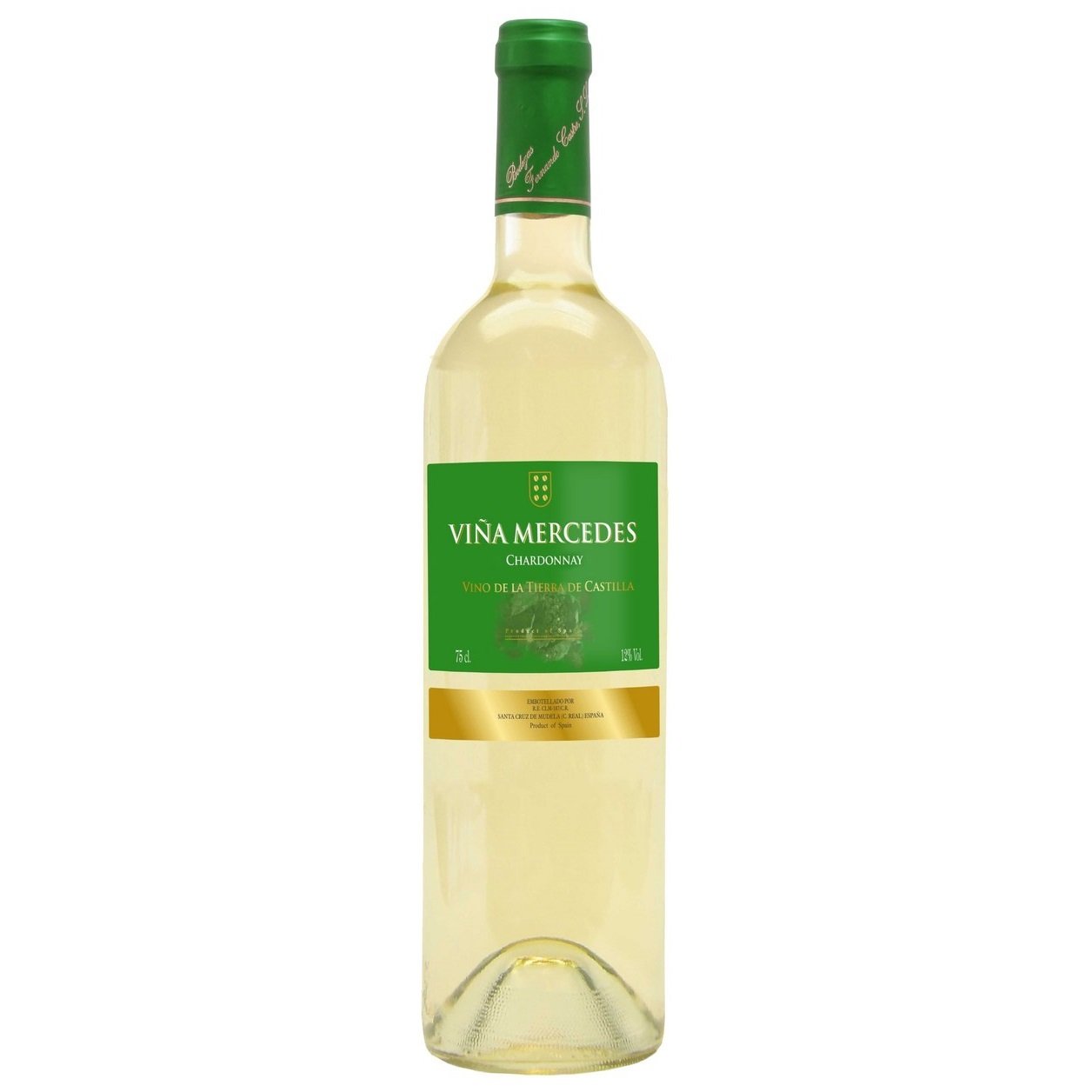 Вино Vina Mercedes Шардоне, біле, сухе, 12%, 0,75 л (ALR6280) - фото 1