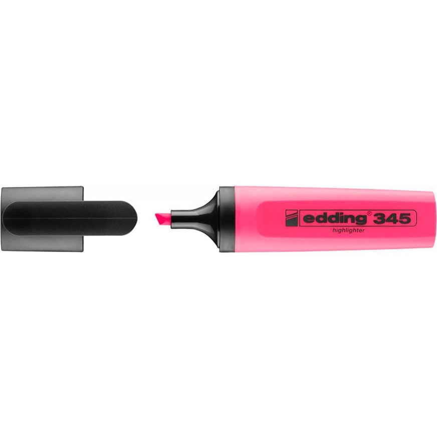 Маркер текстовий Edding Highlighter клиноподібний 2-5 мм рожевий (e-345/09) - фото 1