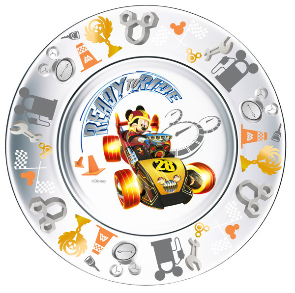 Десертная тарелка ОСЗ Disney Микки гонщик, 19,6 см (16с1914 4ДЗ Микки гонщик) - фото 1