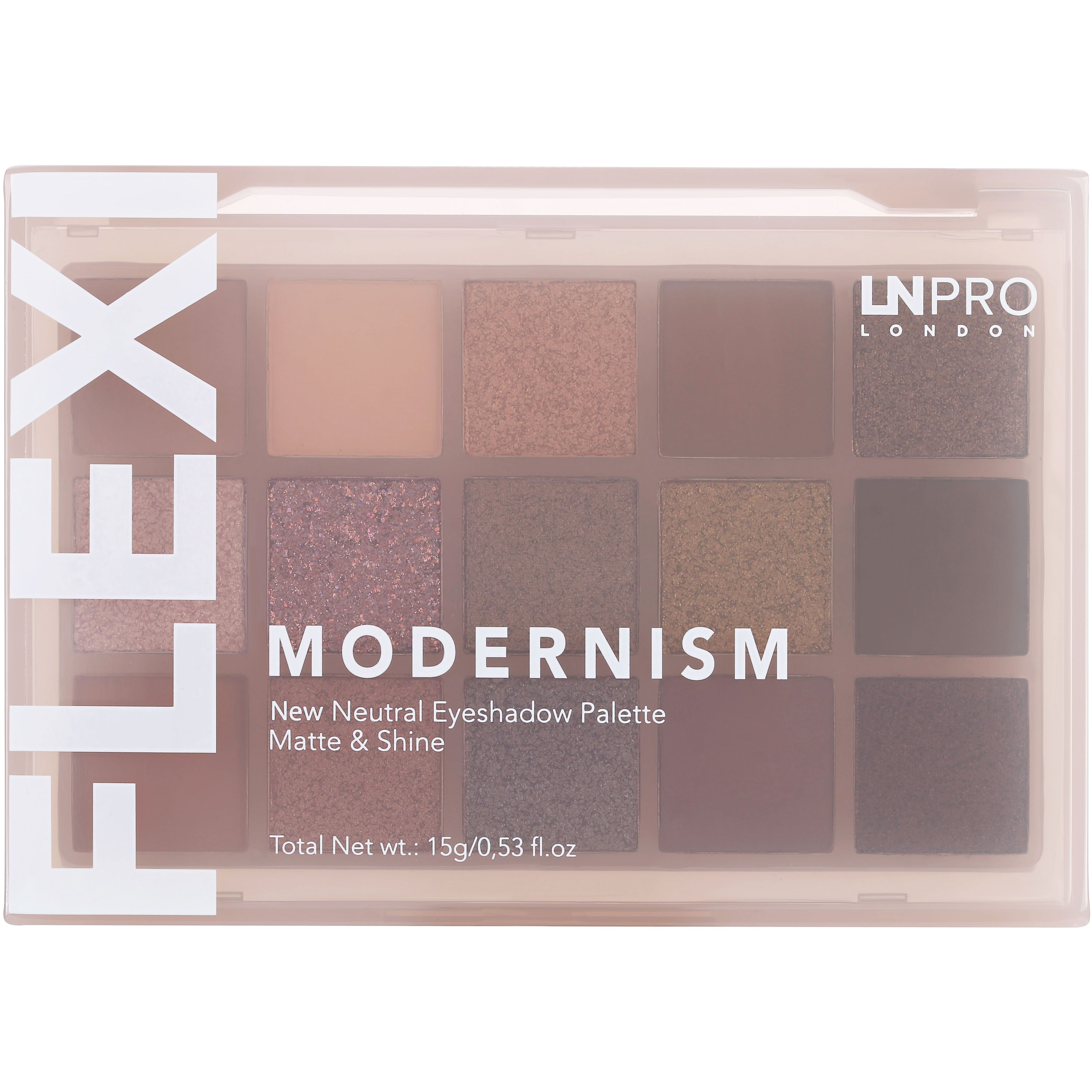Тіні для повік LN Pro Flexi Modernism Eyeshadow Palette відтінок 102, 15 г - фото 4