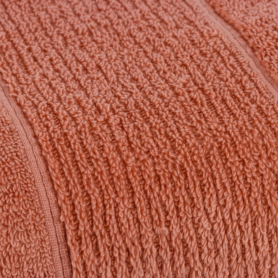 Полотенце махровое Saffran Noble премиум, 130х70 см, коралловый (ТР000004258) - фото 4