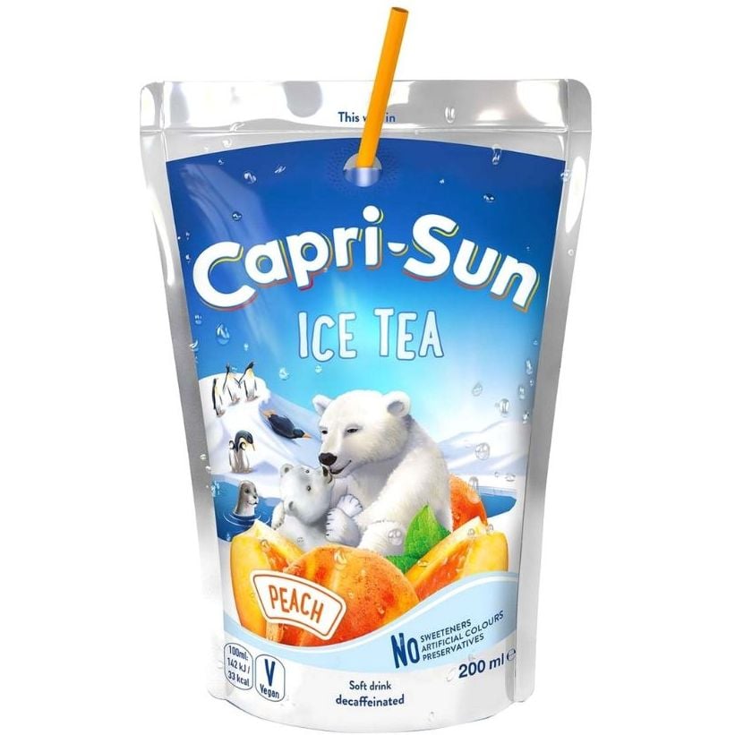 Напій Capri-Sun Ice Tea Peach 0.2 л - фото 1