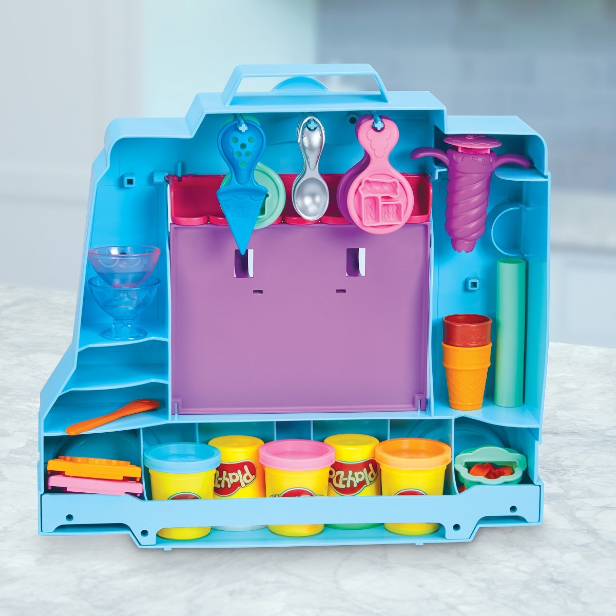 Игровой набор для лепки Hasbro Play-Doh Грузовичок с мороженым (F1390) - фото 7