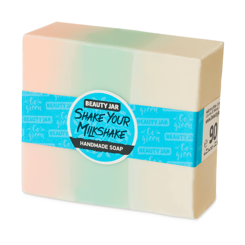 Глицериновое мыло ручной работы Beauty Jar Shake Your Milkshake, 90 г - фото 1