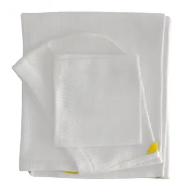Комплект полотенец Ekobo Bambino Baby Hooded Towel and Wash Cloth Set, серый, 2 шт. (73276) - фото 1