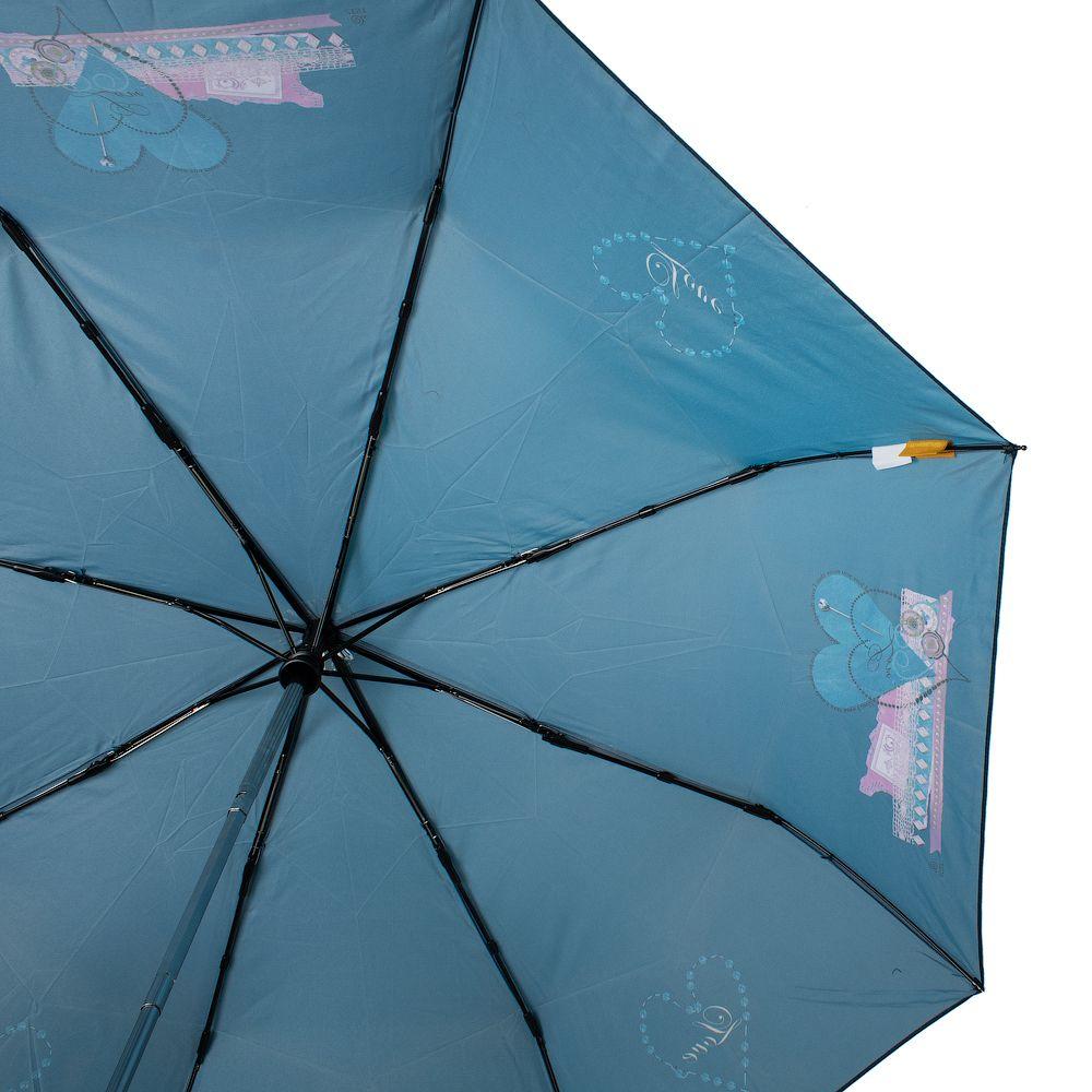 Жіноча складана парасолька повний автомат Zest 103 см бірюзова - фото 3