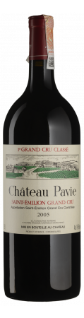 Вино Chateau Pavie Chateau Pavie 2005 червоне, сухе, 14,5%, 1,5 л - фото 1