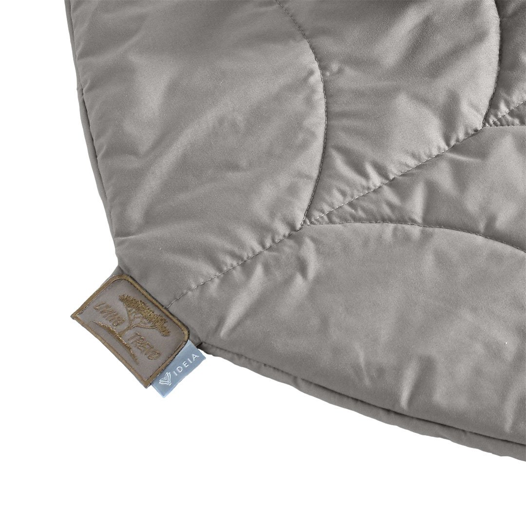 Набір Ideia Листочок, килимок + подушка, сірий (8-31654) - фото 7