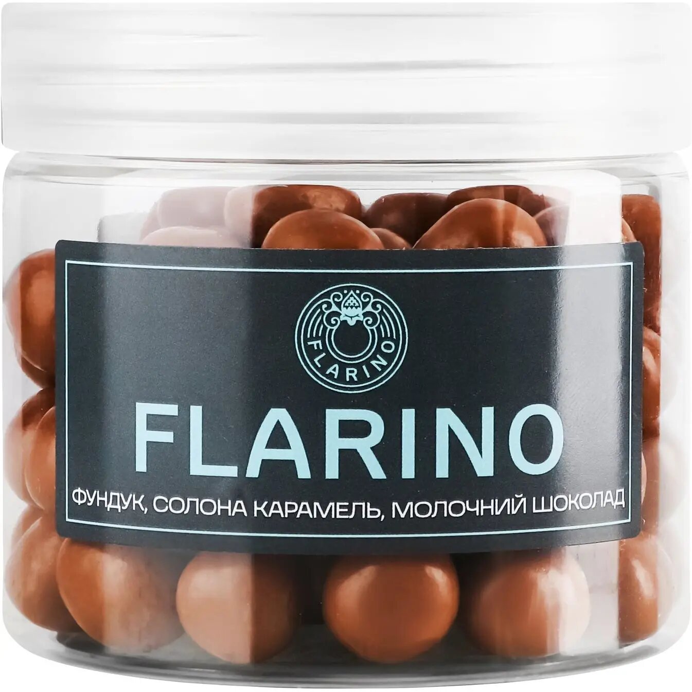 Фундук Flarino у солоній карамелі покритий молочним шоколадом 180 г (924017) - фото 1