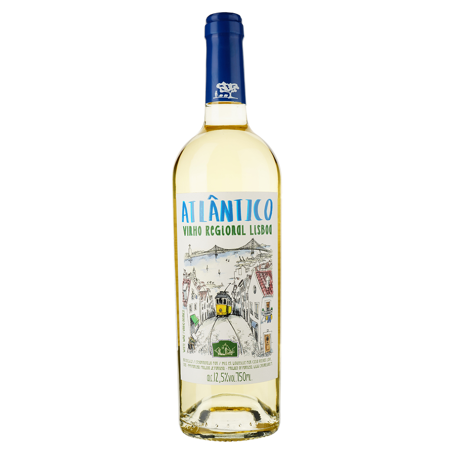 Вино Atlantico Lisboa Branco біле сухе 0.75 л - фото 1