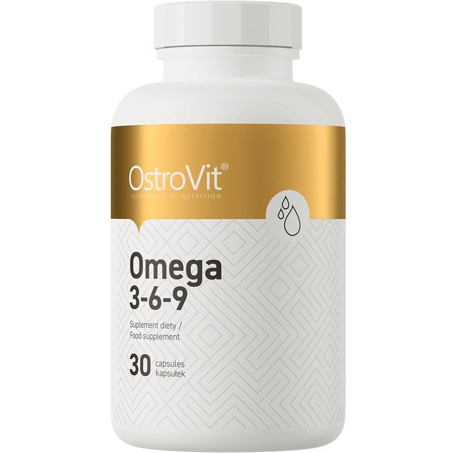 Жирные кислоты OstroVit Omega 3-6-9, 30 капсул - фото 1