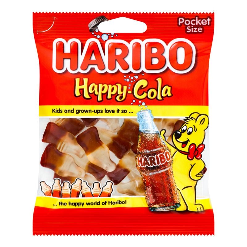 Жевательные желейные конфеты Haribo Happy Cola 80 г - фото 1