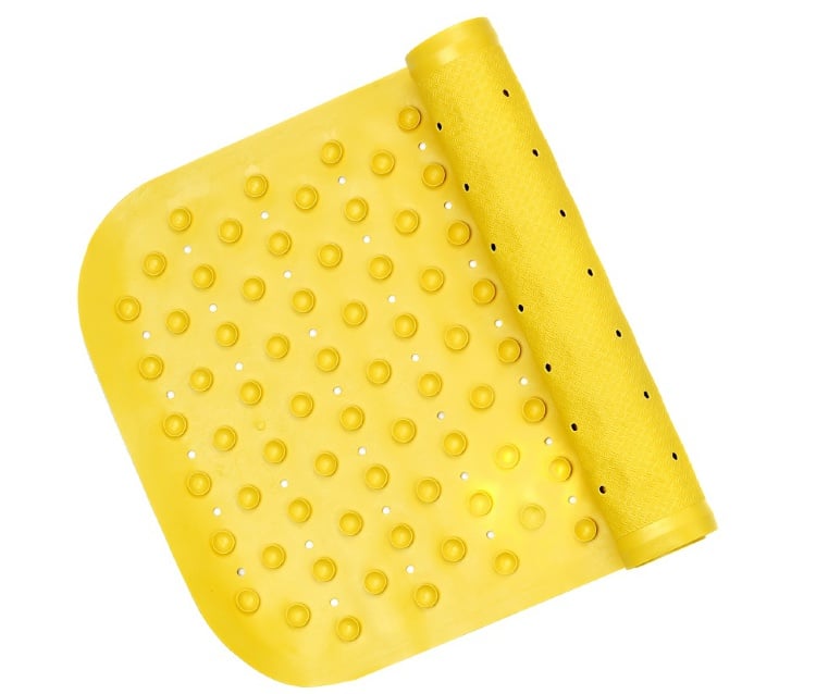 Дитячий гумовий килимок у ванну KinderenOK, XL, жовтий (071113_001) - фото 3