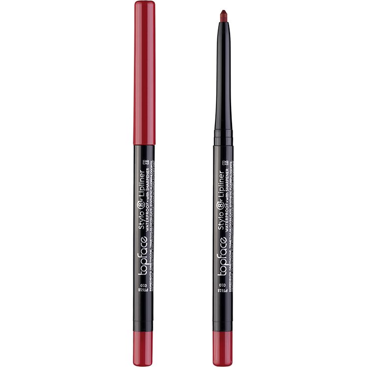 Олівець для губ TopFace Stylo Lipliner PT618 відтінок 010 0.29 г - фото 2