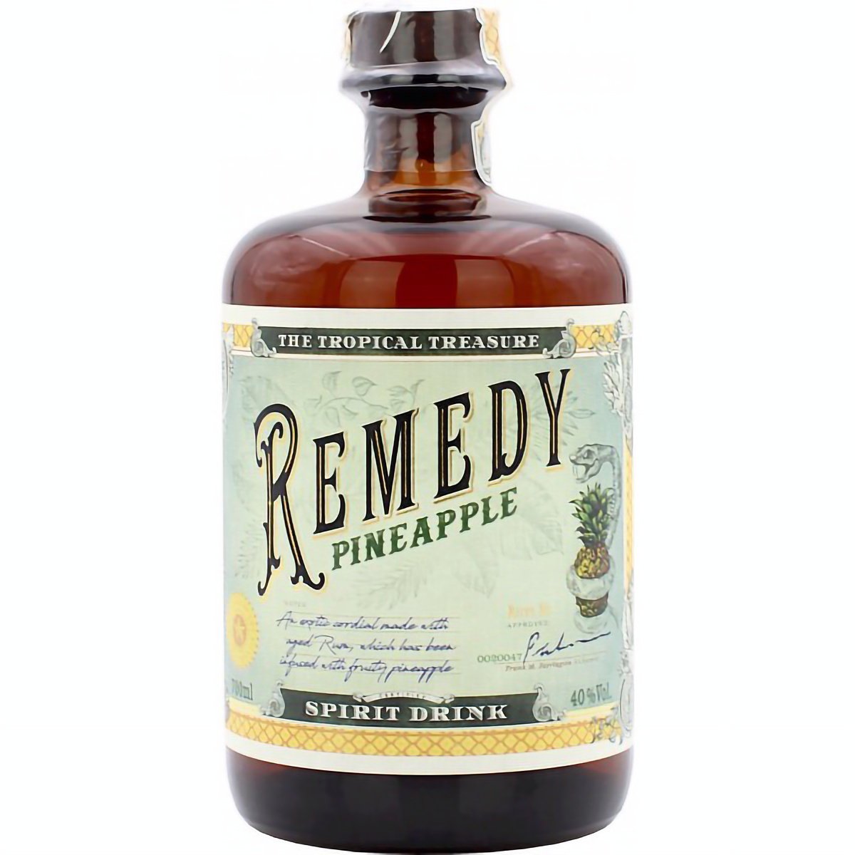 Ромовий напій Remedy Spiced Rum, 40%, 0,7 л - фото 1