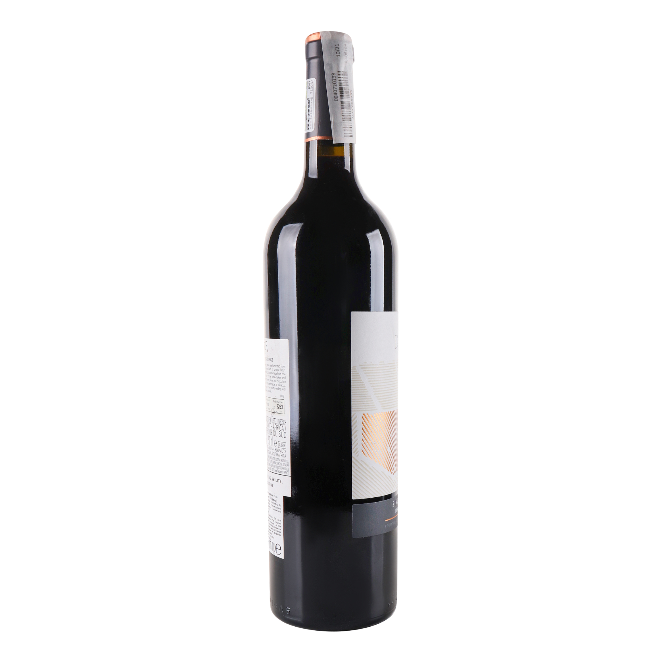 Вино L'Avenir Single Block Pinotage rouge 2016, 14%, 0,75 л (840789) - фото 4