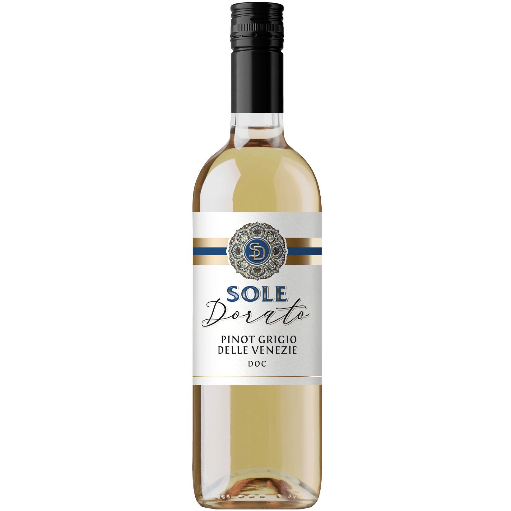 Вино Sole Dorato Pinot Grigio DOC белое сухое 0.75 л - фото 1