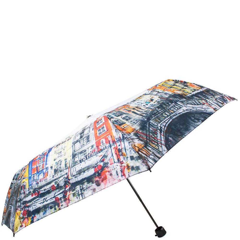 Жіноча складана парасолька механічна Art Rain 98 см різнобарвна - фото 2