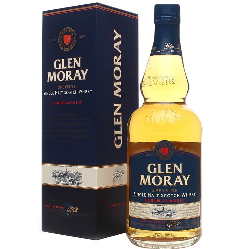 Віскі Glen Moray Single Malt Elgin Classic, в подарунковій упаковці, 40%, 0,35 л (775153) - фото 1