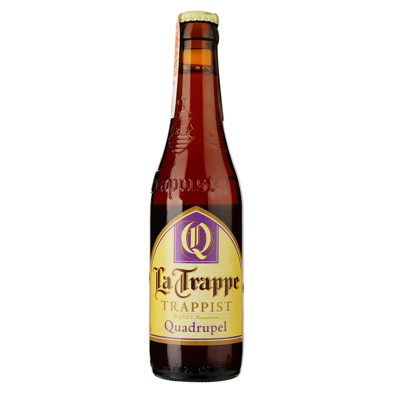 Пиво La Trappe Quadrupel, янтарное, нефильтрованное, 10%, 0,33 л (601254) - фото 1