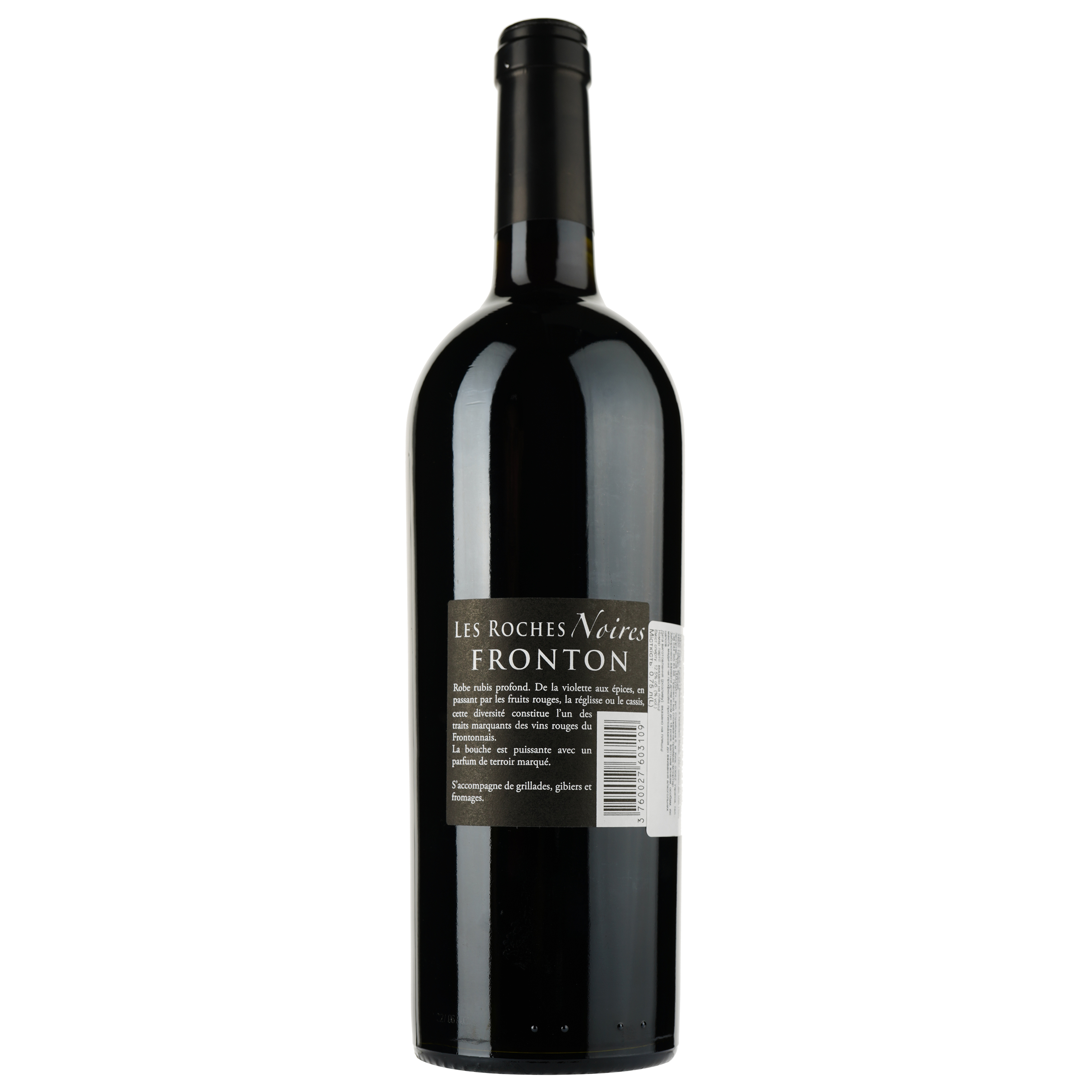 Вино Les Roches Noires AOP Fronton, червоне, сухе, 0,75 л - фото 2