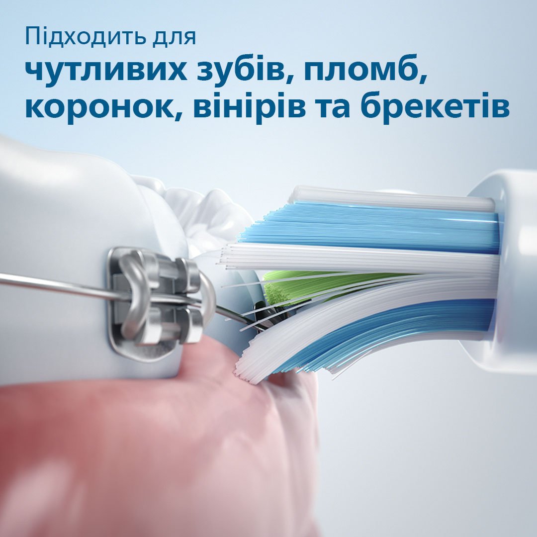 Електрична зубна щітка Philips Sonicare Protective Clean блакитна (HX6803/04) - фото 6