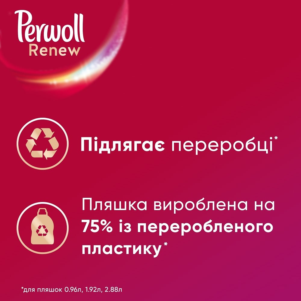 Засіб для делікатного прання Perwoll Renew 8.030 л (2 шт. по 4.015 л) - фото 4