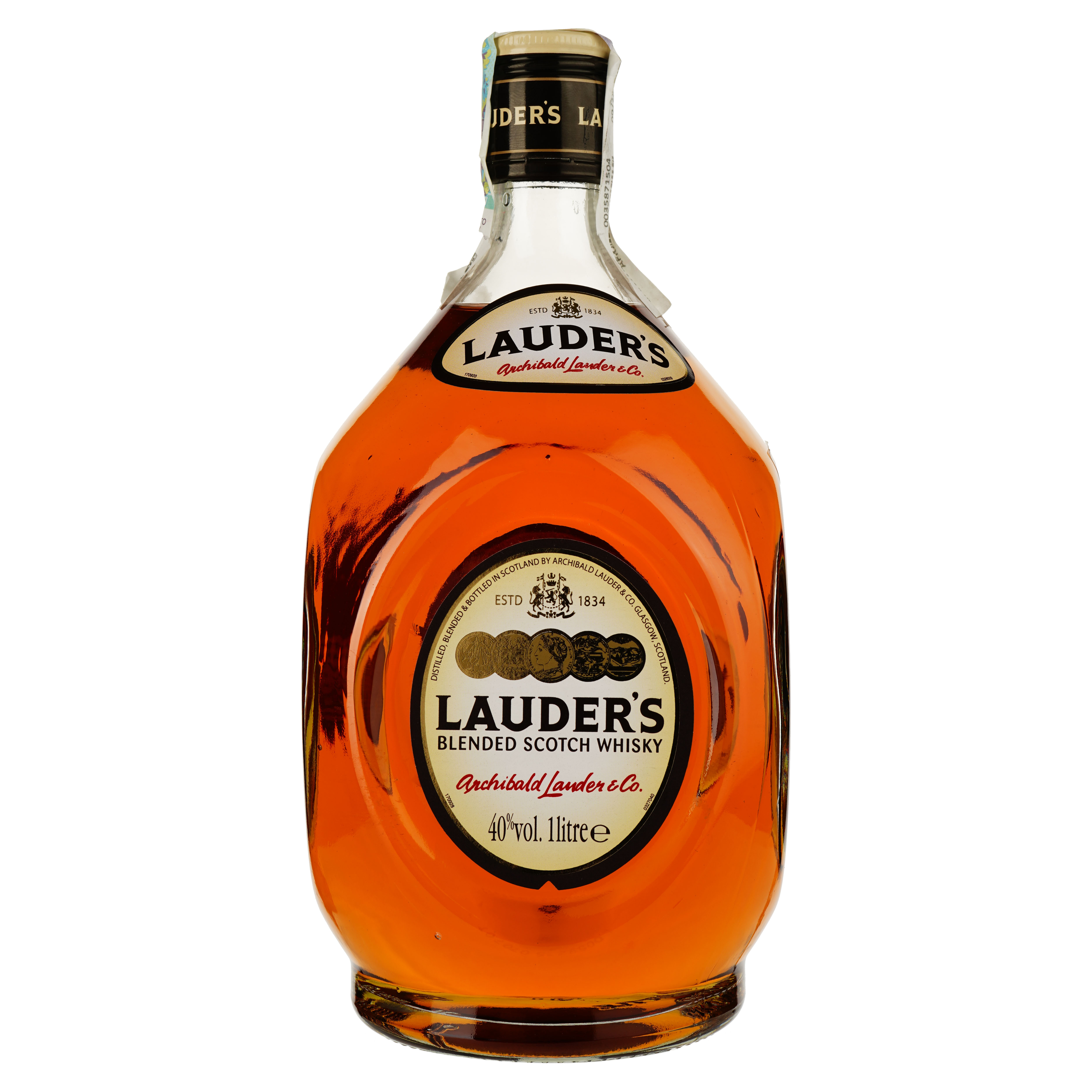 Віскі Lauder's Finest Blended Scotch Whisky, 40%, 1 л - фото 1