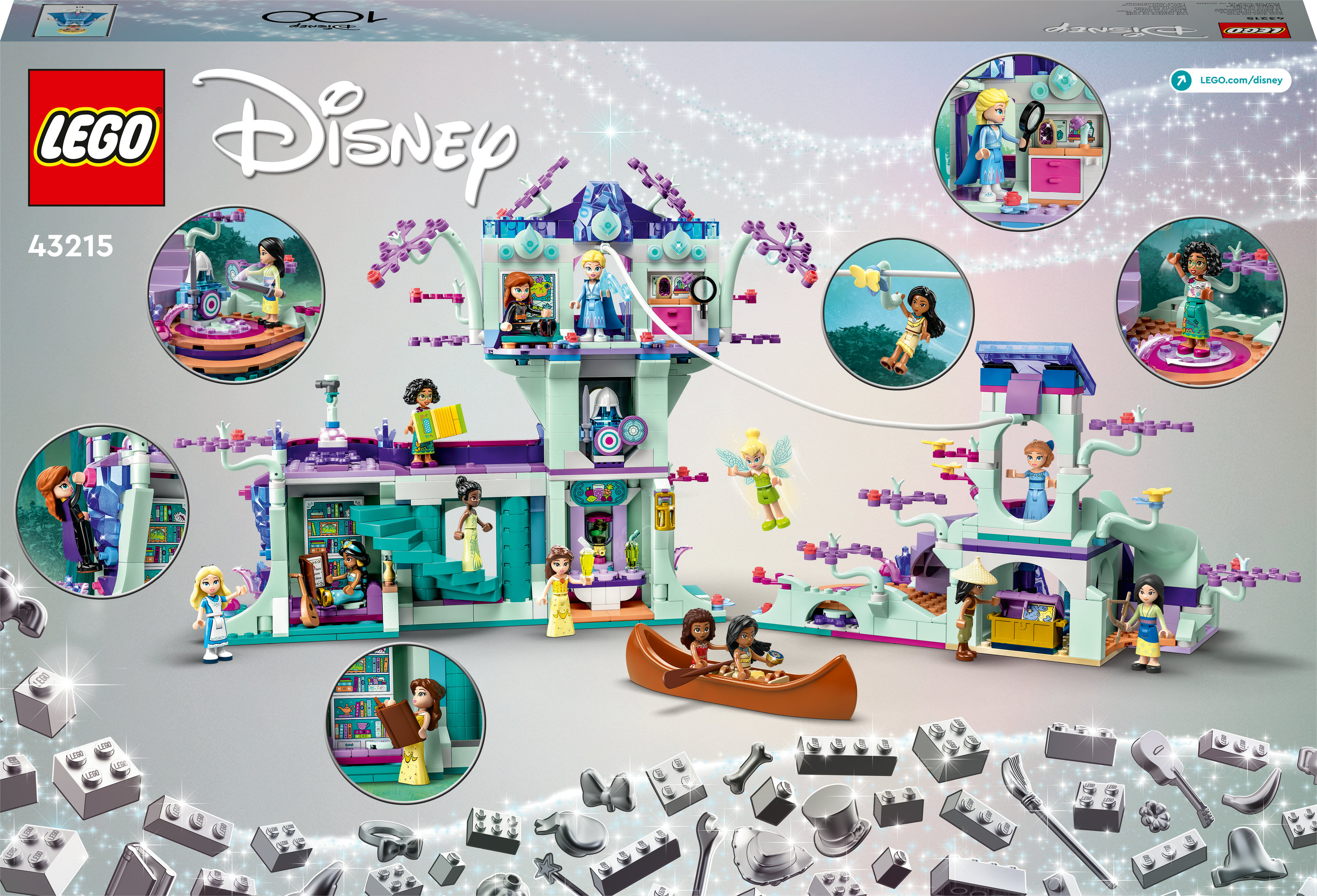 Конструктор LEGO Disney Зачарований будиночок на дереві, 1016 деталей (43215) - фото 9