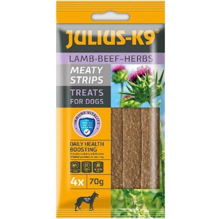 Ласощі для собак Julius-K9 Meaty Snack, м'ясні смужки, 70 г - фото 1