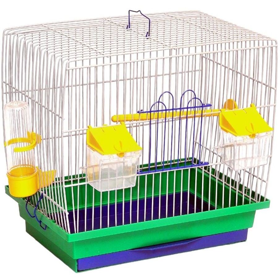 Клетка для птиц Лорі Канар, 33х23х31 см, краска, в ассортименте (К041) - фото 2