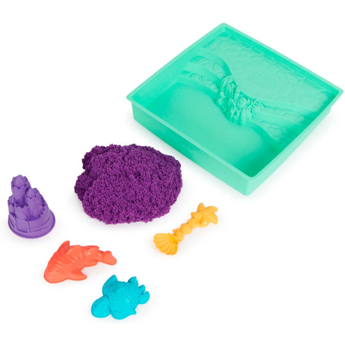 Набор песка для детского творчества Kinetic Sand V2 Замок из песка фиолетовый 454 г (71402) - фото 2