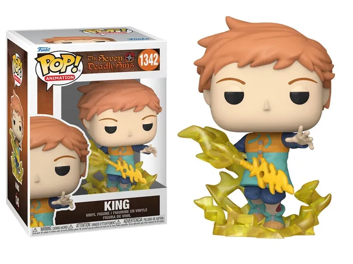 Фігурка брелок Funko Pop Фанко Поп The Seven Deadly Sins King Сім смертних гріхів Кінг 10 см SDS K 1342 - фото 2