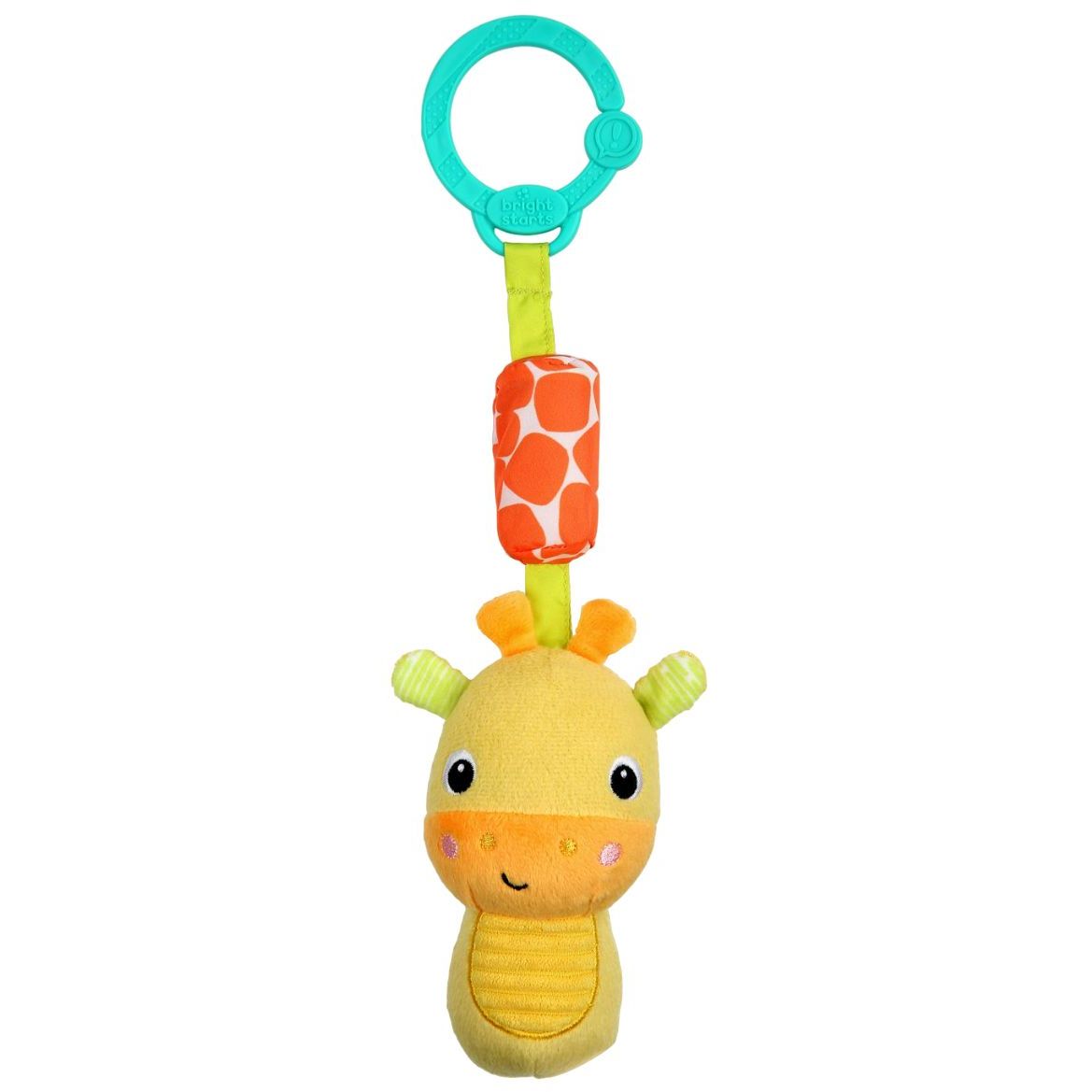 Подвеска-погремушка Bright Starts Chime Along Friends On-the-Go Toy Giraffe (12342) - фото 1