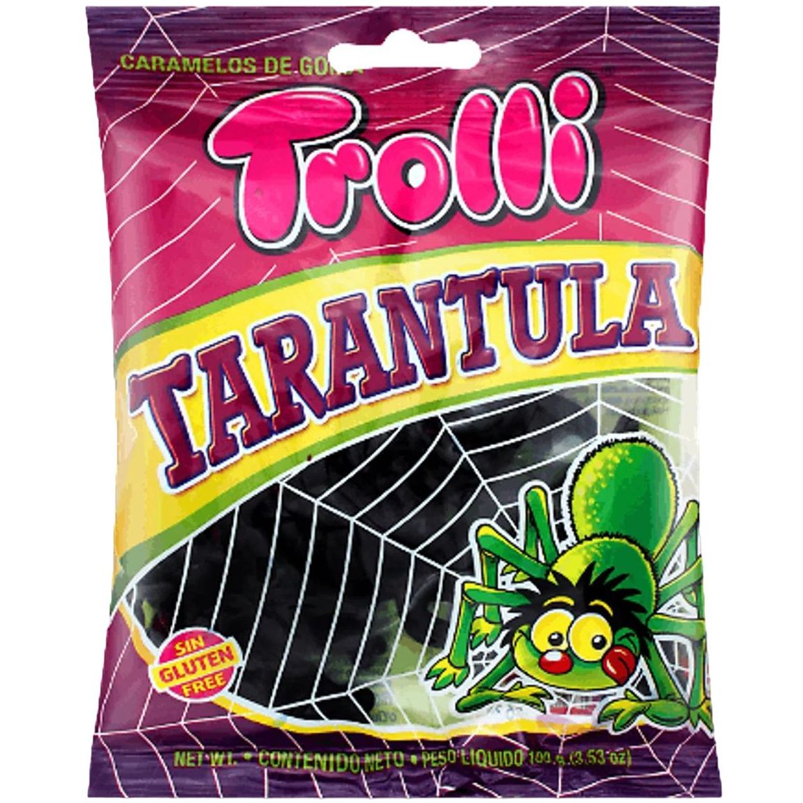 Цукерки Trolli Тарантули жувальні 100 г - фото 1